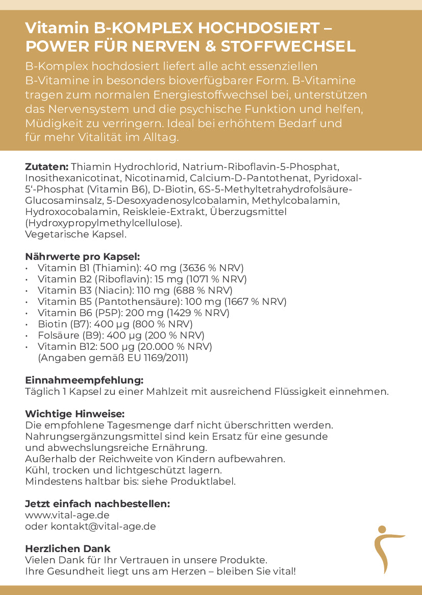 B-Komplex hochdosiert