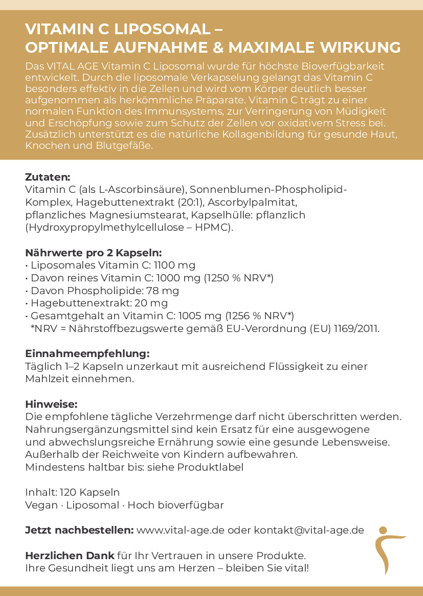 Vitamin C Liposomal | 120 Kapseln