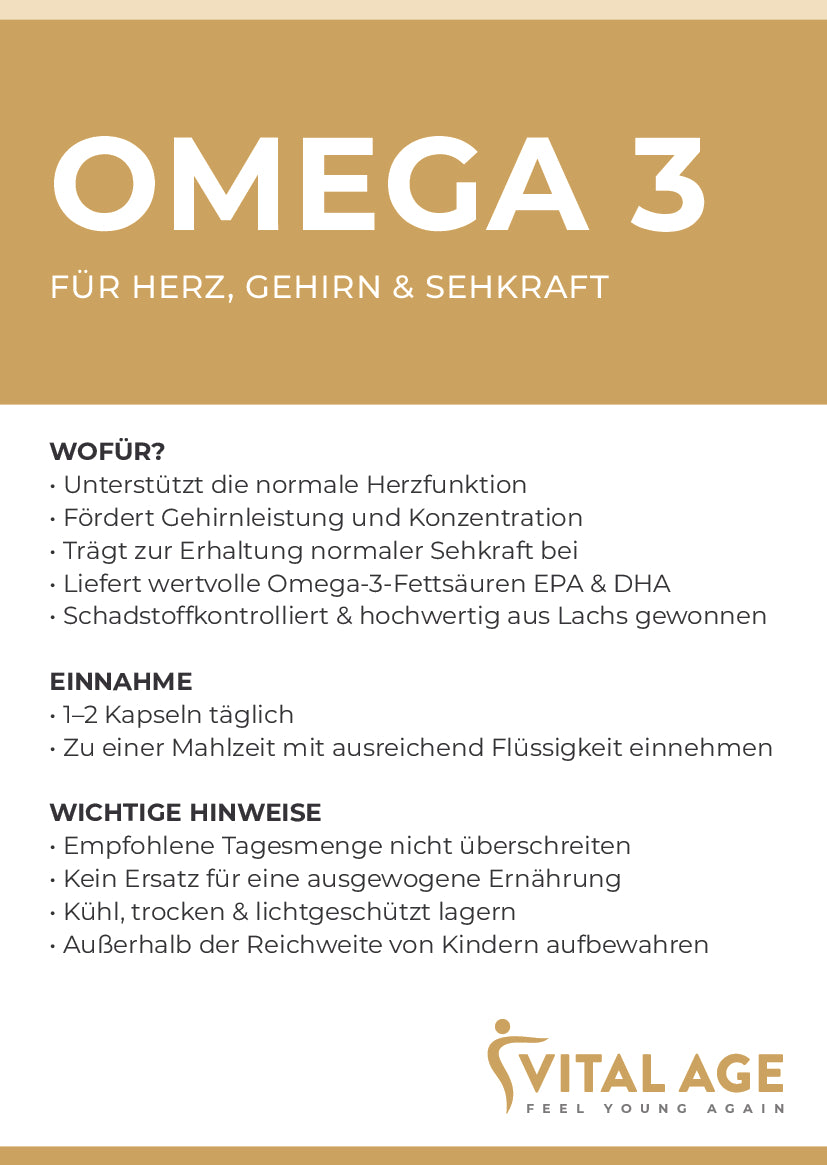 Omega 3 – Fischöl | 90 Kapseln