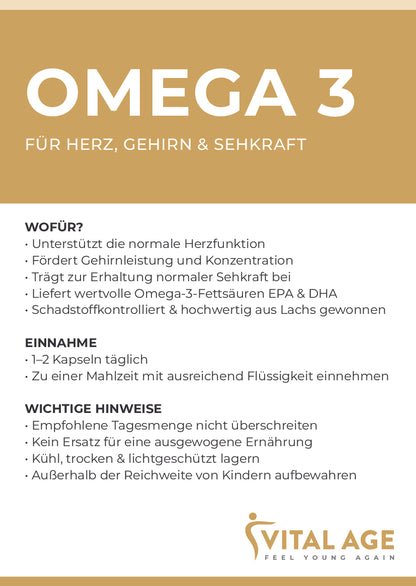 Omega 3 – Fischöl | 90 Kapseln