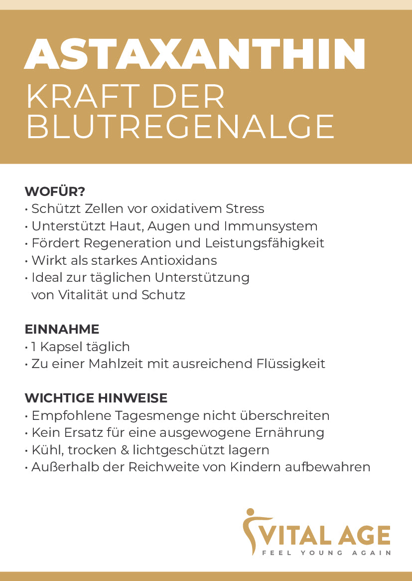 Astaxanthin 12 mg – Liposomal | 60 Kapseln