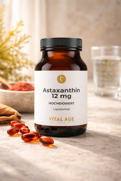 Astaxanthin 12 mg – Liposomal | 60 Kapseln