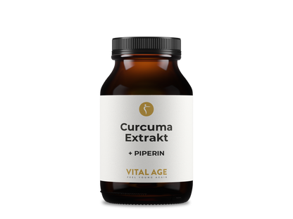 Curcuma Extrakt + Piperin | 90 Kapseln